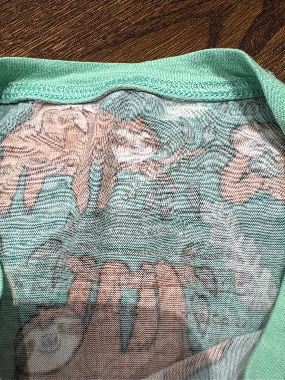 Gymboree Teal Green Sloth-Print Pajama Set